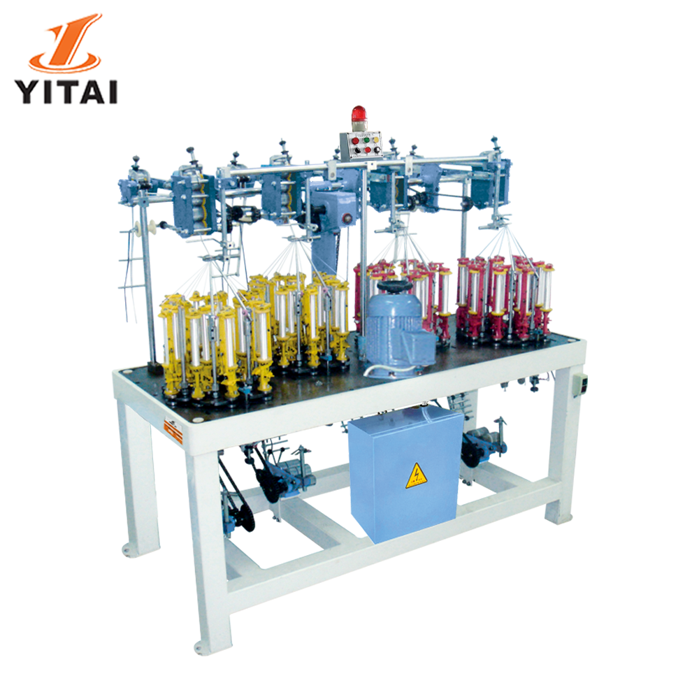 Прадстаўленая выява машыны для пляцення з эластычнага шнура