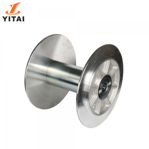 YITAI New Aluminium Bobbin Forged Beam Spindle Bobbin Warp Beam for Loom Weaving Machinery